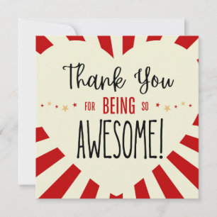 Carte Merci d'être si génial, merci professeur