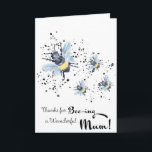 Carte Merci d'être une maman merveilleuse<br><div class="desc">Merci d'être une belle carte mère.</div>