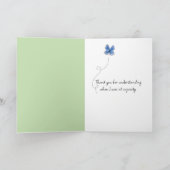 Carte Merci Doodle Flowers (Intérieur)