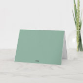 Carte Merci du client Meadow fleur sauvage (Dos)