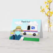 Carte Merci du courrier pour les hommes ou les femmes du (Fleur jaune)