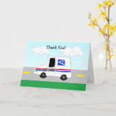 Carte Merci du courrier pour les hommes ou les femmes du (Fleur jaune)