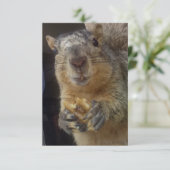 Carte - Merci écureuil (Debout devant)
