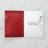 Carte Merci en brique dans la langue étrangère (Intérieur)