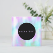 Carte Merci en marbre d'encre liquide Trippy (Debout devant)