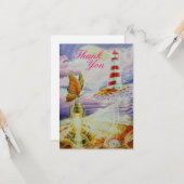 Carte Merci encourageant ami (Devant/Arrière en situation)