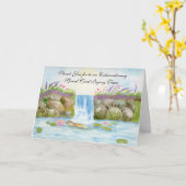 Carte Merci Équipe Vertébrale Lutter Otter Cascade Bois (Fleur jaune)