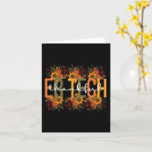 Carte Merci ER Tech Thanksgiving Urgence Room Tech (Fleur jaune)