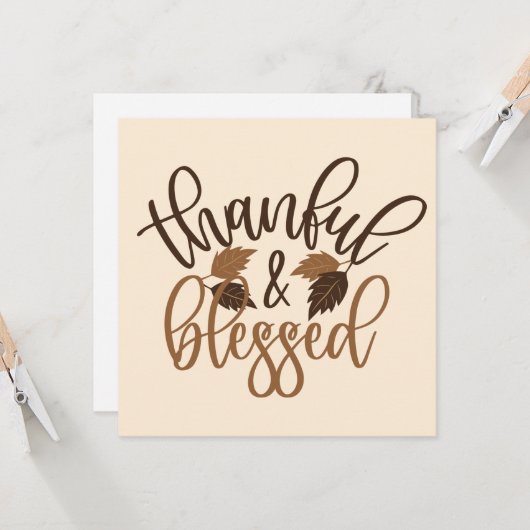 Carte Merci et béni (Devant/Arrière en situation)