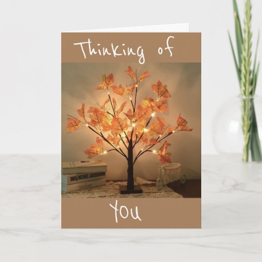 CARTE MERCI ET RÉFLEXION DE **VOUS** (Devant)