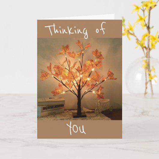 CARTE MERCI ET RÉFLEXION DE **VOUS** (Fleur jaune)