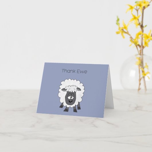 Carte Merci Ewe (Fleur jaune)