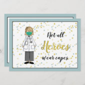 Carte Merci Femme Docteur (Devant / Derrière)