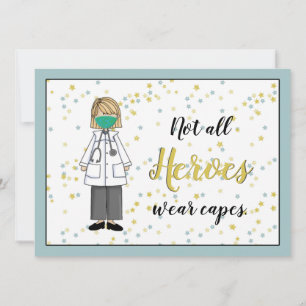 Carte Merci Femme Docteur