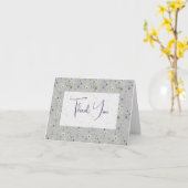 Carte Merci Fleur sauvage d'été (Fleur jaune)