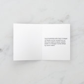 Carte "Merci !" + Fleurs Colorées de Style Rétro (Intérieur)
