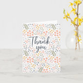 Carte Merci Floral Kathrin Legg Greeting (Fleur jaune)