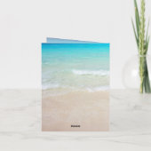 Carte Merci Floral Starfish Ocean Folk Card (Dos)