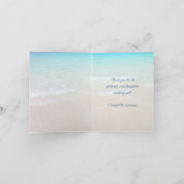 Carte Merci Floral Starfish Ocean Folk Card (Intérieur)