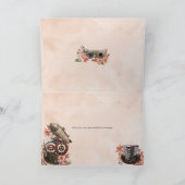 Carte Merci Floral Steampunk (Intérieur)