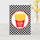 Carte Merci French Fries (Fleur jaune)