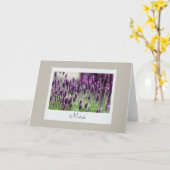 Carte Merci French Lavender France Merci Gratitude (Fleur jaune)