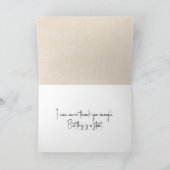 Carte Merci frontalier floral (Intérieur)