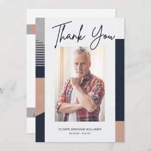 Carte Merci funéraire Photo Sympathie Bereavement