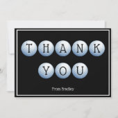 Carte Merci Golf personnalisé (Devant)