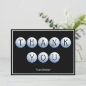 Carte Merci Golf personnalisé (Debout devant)