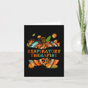 Carte Merci Grateful Respiratory Therapist Citrouille Au