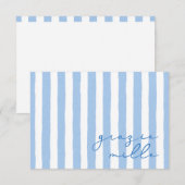 Carte Merci Grazie Mille Italienne (Devant / Derrière)