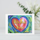 Carte Merci Heart Art Note (Debout devant)