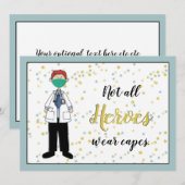 Carte Merci Homme Docteur (Devant / Derrière)