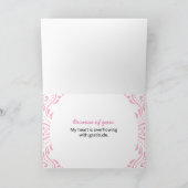 Carte Merci, Je Vous Apprécie ! (Intérieur)