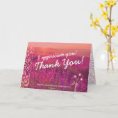 Carte Merci, Je Vous Apprécie ! (Fleur jaune)