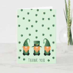Carte Merci Jour de la Saint Patrick Gnome