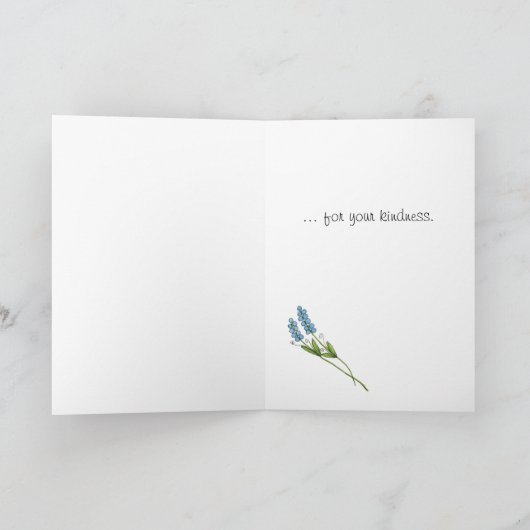 Carte Merci Kindness (Intérieur)