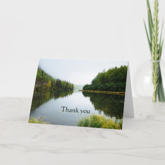 Carte Merci Lake Trees Wilderness (Devant)