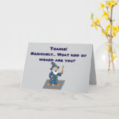 Carte 🧙 ♂️ "Merci, magicien glorieux" (Fleur jaune)