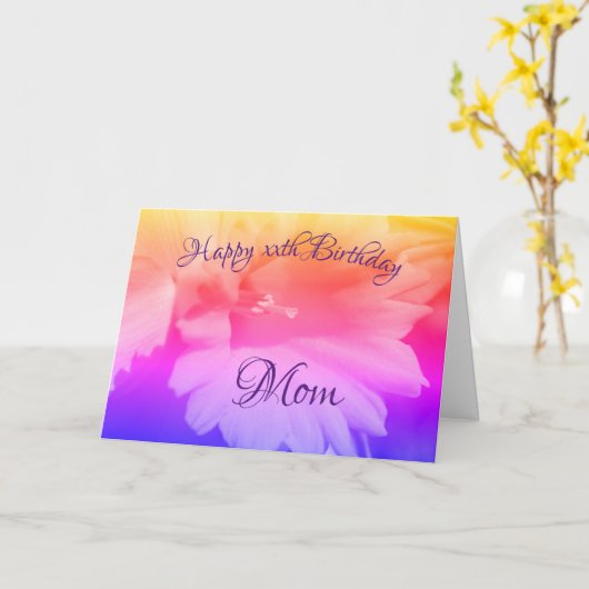 Carte Merci Maman Daffodique Fleur Anniversaire (Fleur jaune)