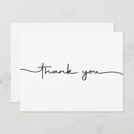 Carte Merci manuscrit (Devant / Derrière)