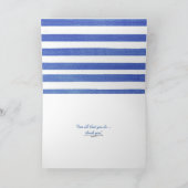 Carte merci marguerites blanches sur bande (Intérieur)