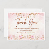 Carte Merci mariage (Devant / Derrière)