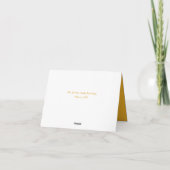 Carte Merci Mariage Afrique Inspiré Kente K48 (Dos)