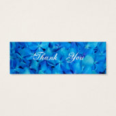 Carte Merci Mariage Blue Hydrangea (Dos)