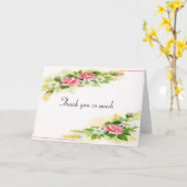 Carte Merci Mariage solaire (Fleur jaune)