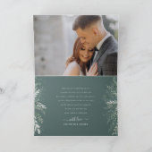 Carte Merci Mariage verdoyant (Intérieur)