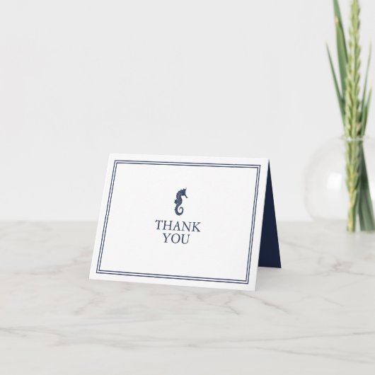 Carte Merci marin Blue Wave Navy/Wht ID836 (Devant)
