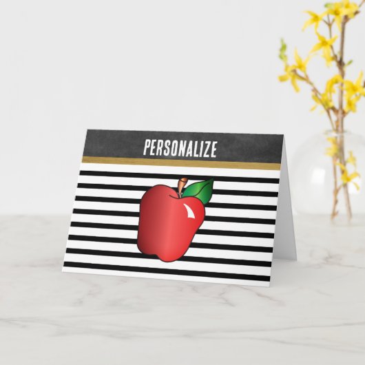 Carte Merci - Meilleur enseignant (Fleur jaune)